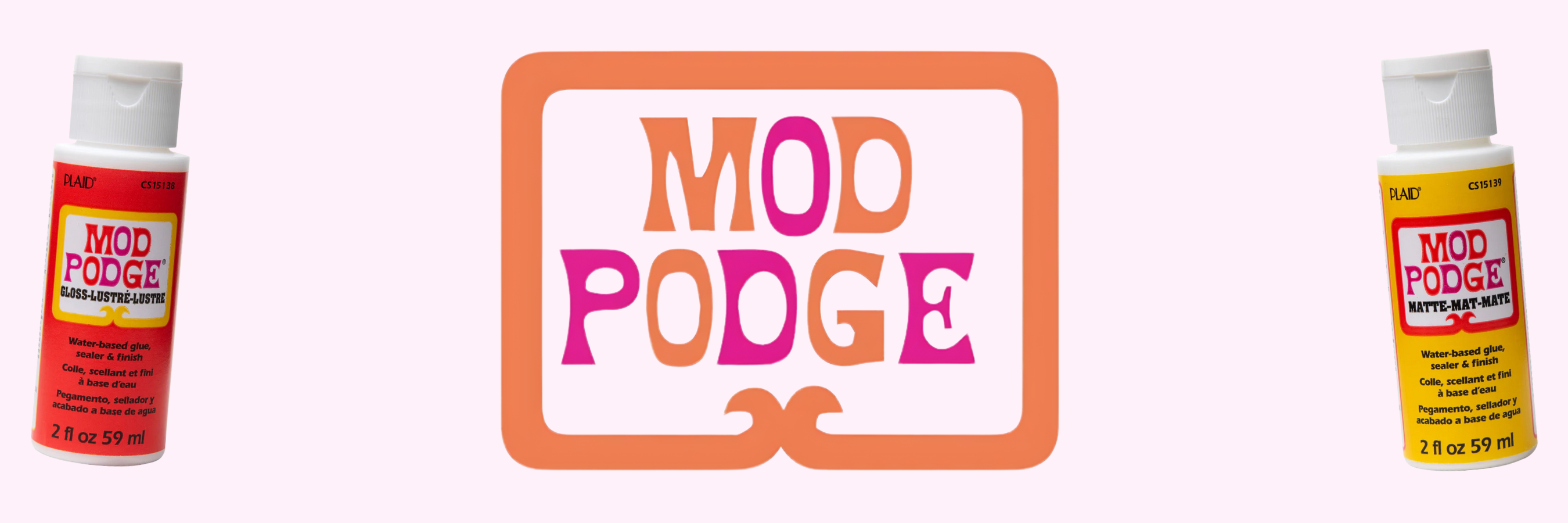Mod Podge Decoupage Kit (Mod Podge with Foam Brushes-8 oz.)