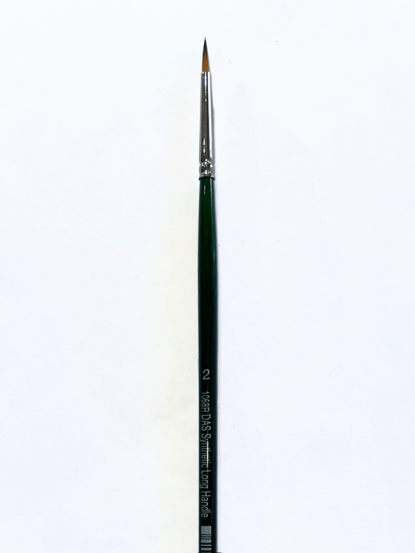 Das S1068r Synthetic Round Brush Long Handle#size_2
