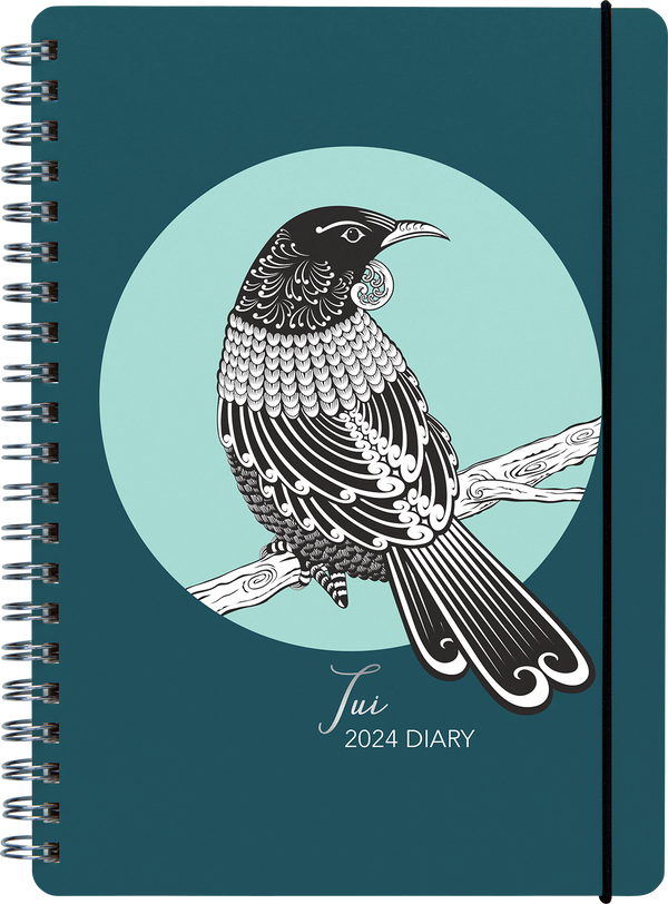 Collins Diary A51 Wiro New Zealand Birds Tui
