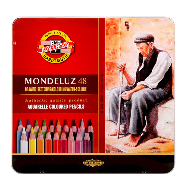Koh-I-Noor Mondeluz Colouring Pencil Tin of 48