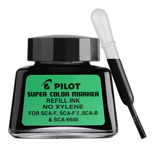 pilot super colour permanent marker 30ml refill#colour_BLACK