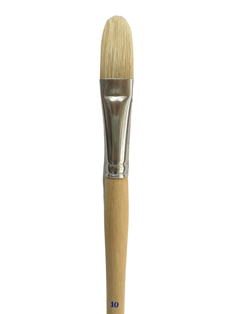 Das S150 Hog Bristle Long Handle Filbert Brushes
