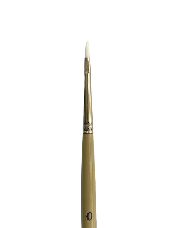 Das S9680 White Taklon Filbert Brushes#size_0