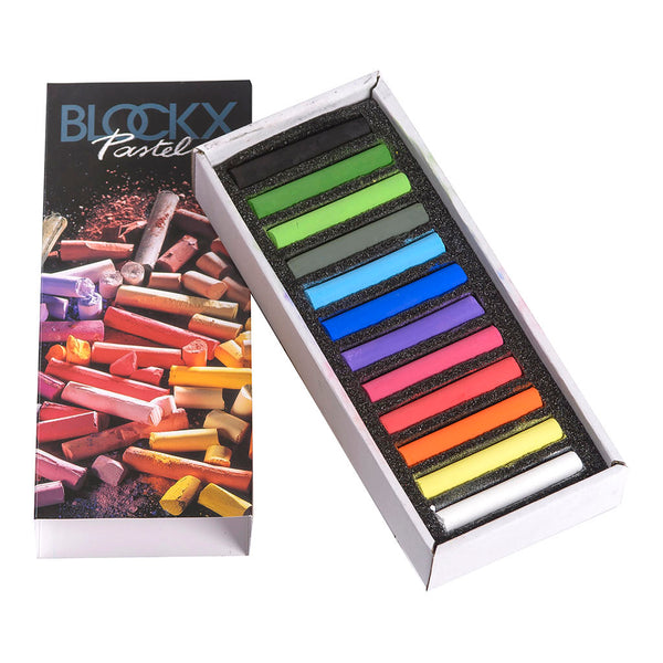 BLOCKX Soft Artists' Pastels Assorted Colours Set of 12