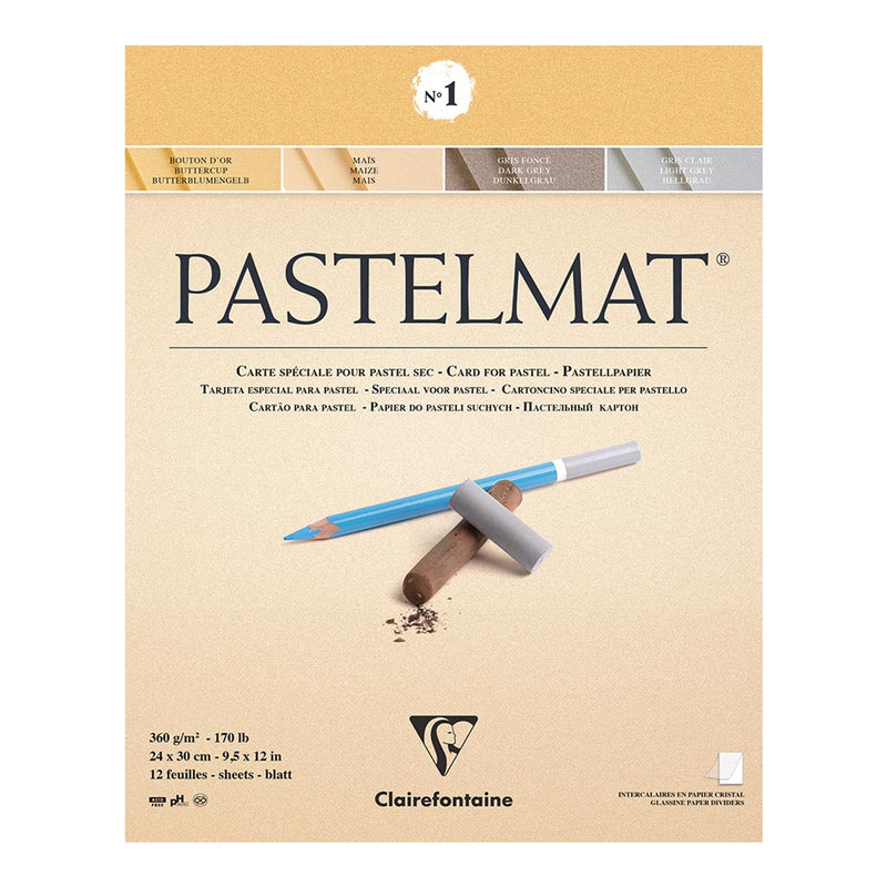 Clairefontaine Pastelmat Pad No. 1 12 Sheets