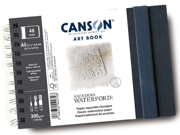 Canson Saunders Waterford Artbook 300gsm Cold Press#Size_A5L