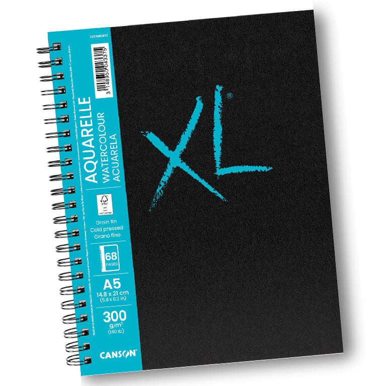 CANSON Montval Watercolour Pad 300GSM Medium (Cold Pressed) 12 Sheets