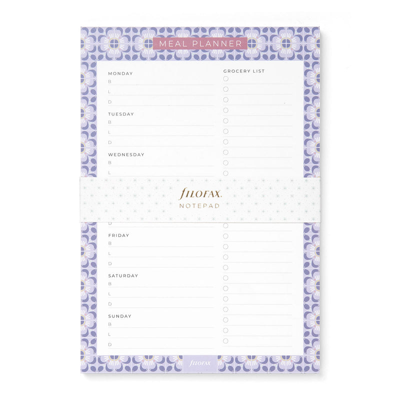 Filofax Mediterranean Meal Planner Notepad (with magnet)