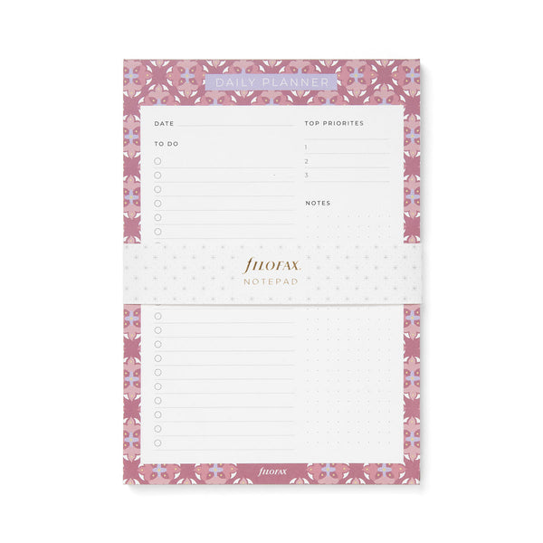 Filofax Mediterranean Daily Planner Notepad (with magnet)