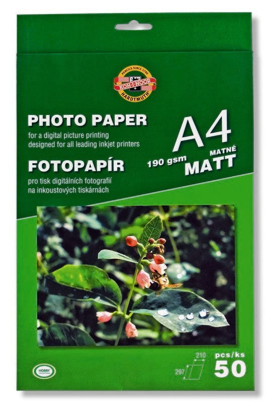 Koh-I-Noor Photopaper Matt A4 190gsm