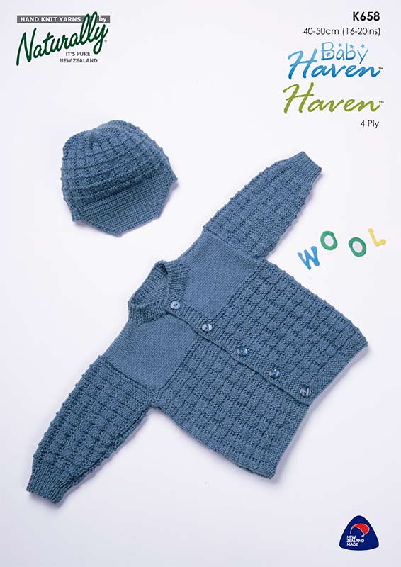 Naturally Pattern Leaflet Baby Haven Kids/Sweater & Hat K658