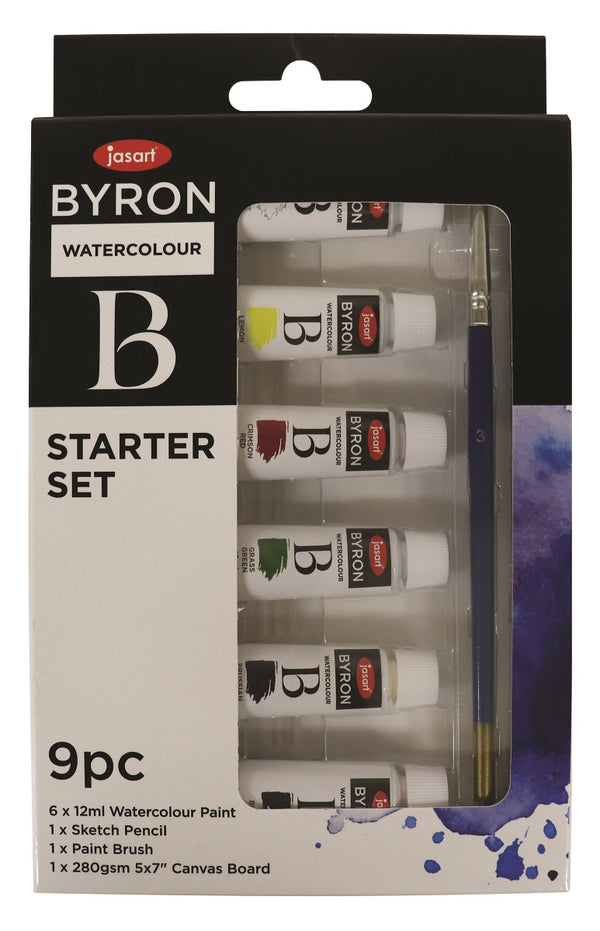 Jasart Byron Watercolour Starter Set Of 9