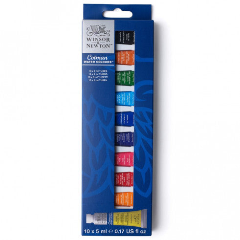 Winsor And Newton Cotman 5ml Arrival Paint - Set#Pack Size_PACK OF 10
