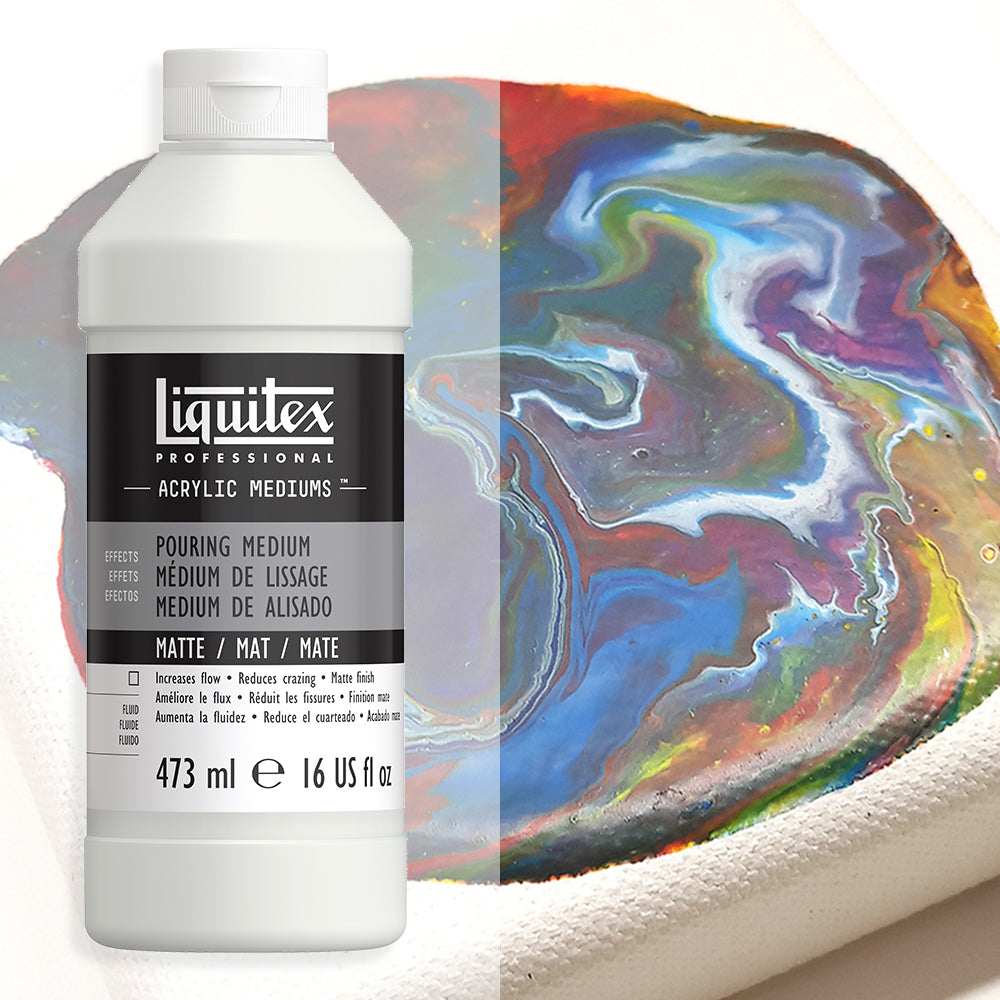 Acrylic Pouring for Beginners : Liquitex Pouring Medium & Lots of