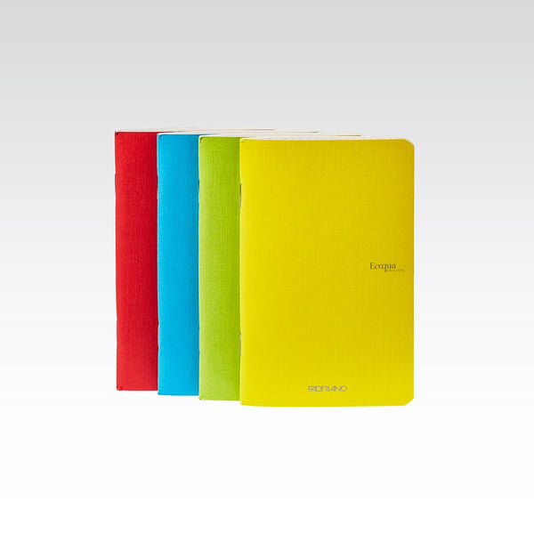 Fabriano Ecoqua Stapled Notebook 90gsm Blank 9x14cm Pack Of 4#Colour_ASSORTED 1
