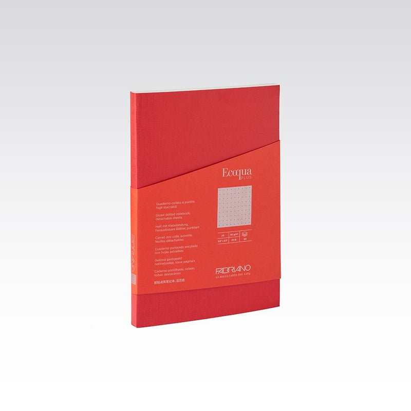 Fabriano Ecoqua Plus Glued Notebook 90gsm Dots A5