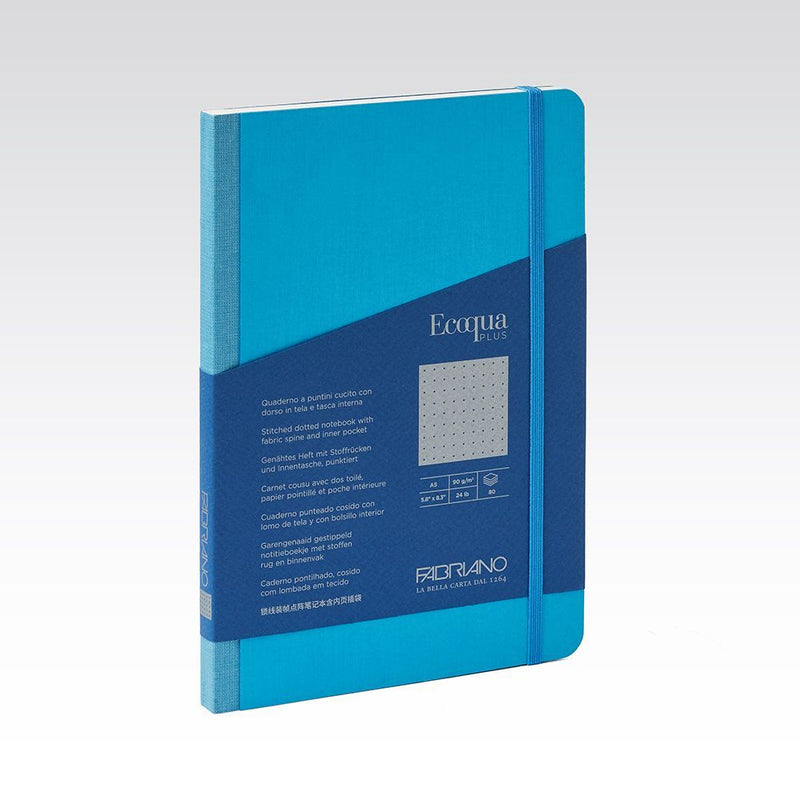 Fabriano Ecoqua Plus Fabric Notebook 90gsm Dots A5