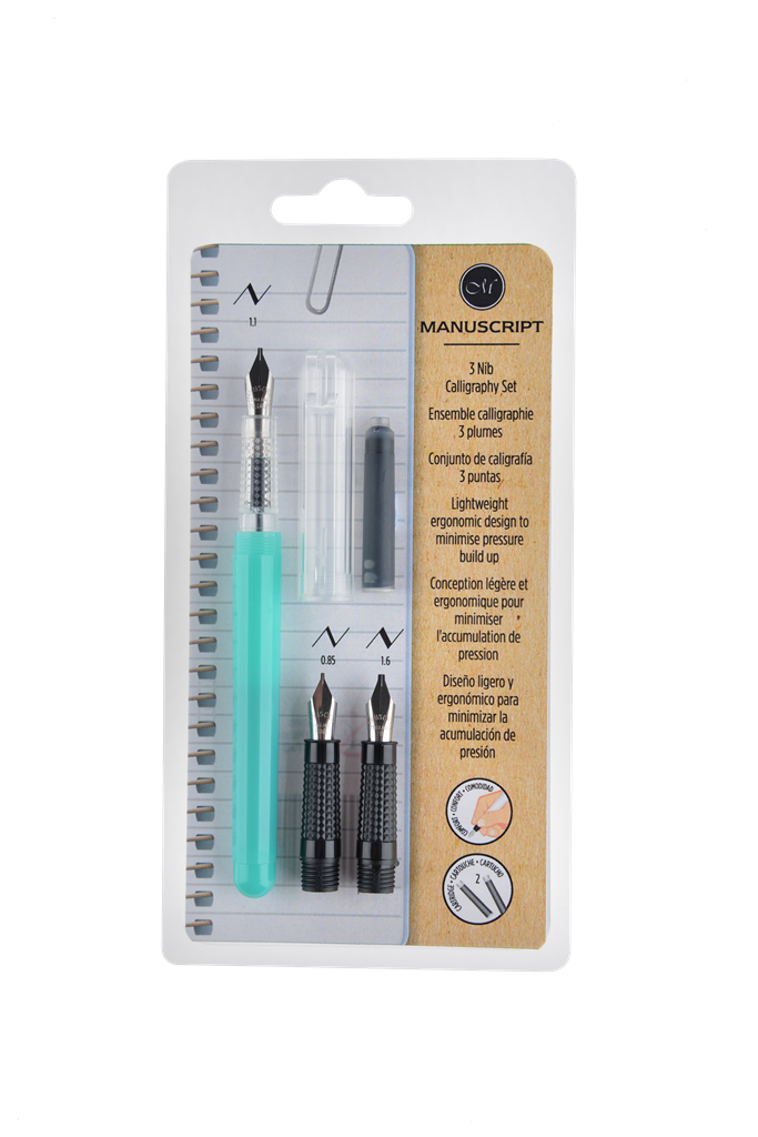 Manuscript Creative Calligraphy Pen Set Of 3 Nibs