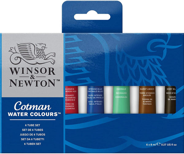 Winsor & Newton Cotman Watercolour Paint Set#Pack Size_PACK OF 6