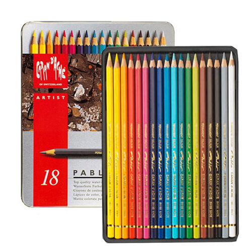 Caran D'ache Pablo Colouring Pencil Sets#Pack Size_PACK OF 18