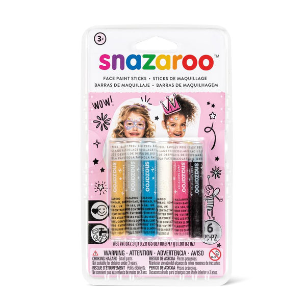 Snazaroo Facepaint Sticks Girl Set Of 6