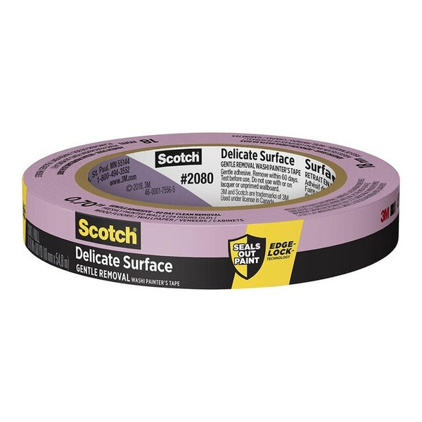 scotch painter's tape 2080-18ec delicate surface#Dimensions_18MMX55M
