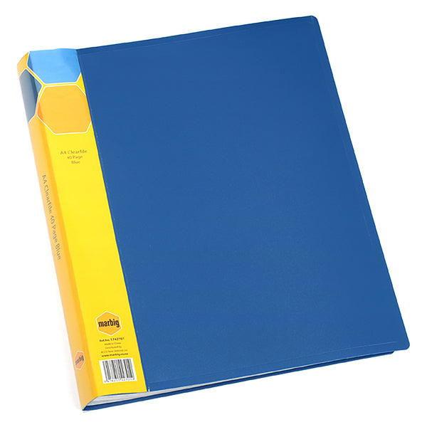 marbig® display book a4 40 page#Colour_BLUE 