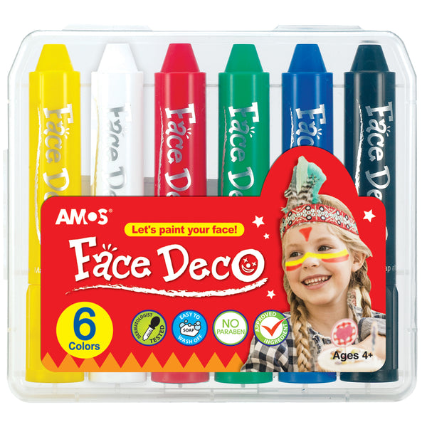 Amos Face Deco Facepaint#Pack Size_PACK OF 6