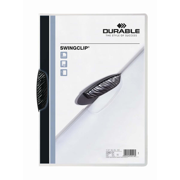 durable swing clip document file a4 30 sheet#Colour_BLACK