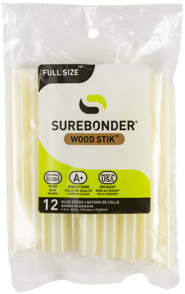Surebonder Standard Wood Glue Stik 4" Pack Of 12