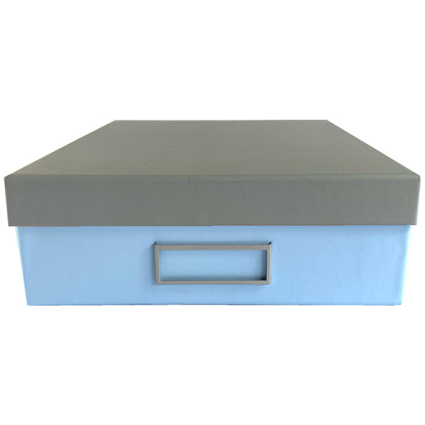 Ledah Pastels Storage Box A4#Colour_BLUE