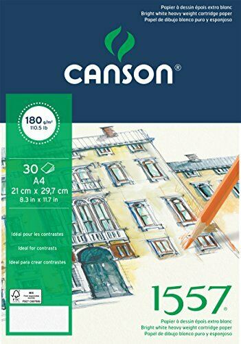Canson 1557 180gsm 30 Sheet Pads#size_A4