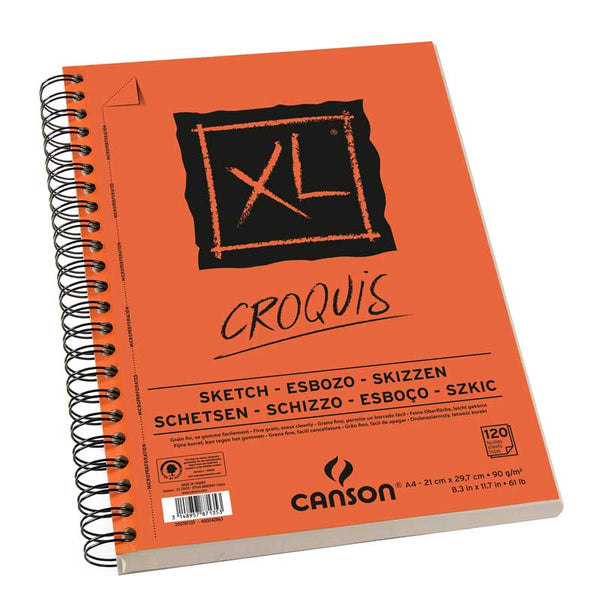 Canson XL Sketch Sketch Pad A4 90gsm 120 Sheets#size_A4