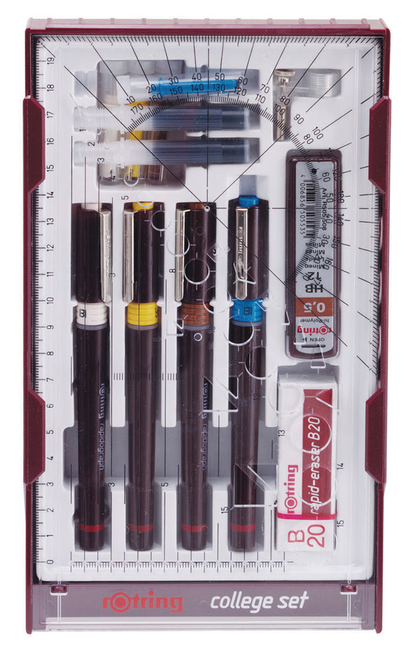 Rotring 1556152 155614 4 Pen College Set Of 25