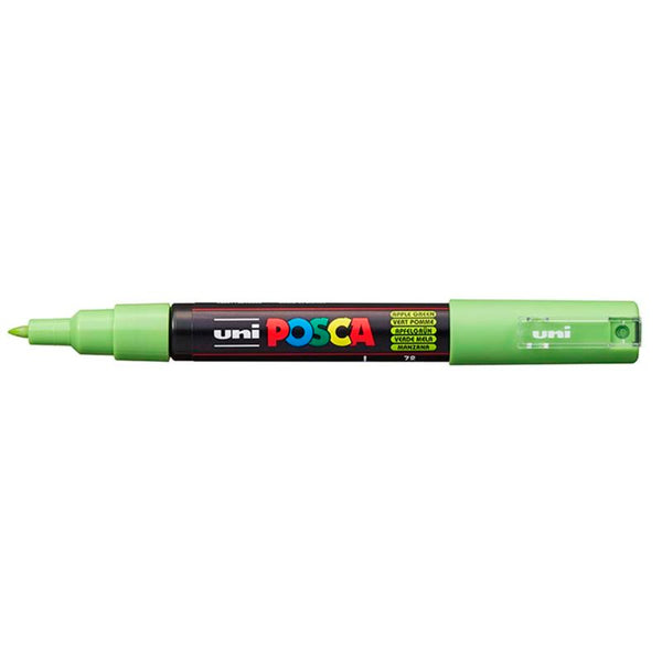 Uni Posca Marker Ultra Fine 0.7mm Round Tip PC-1M#colour_APPLE GREEN