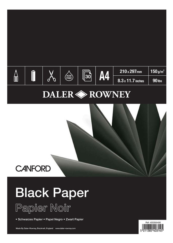 Daler Rowney Canford Black Pad#size_A4