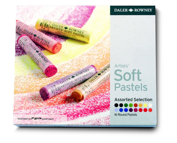 Daler Rowney Soft Art Pastels - Set Of 16#colour_ASSORTED