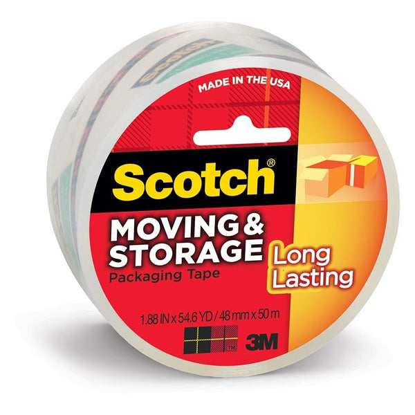 scotch packaging tape 3650 storage super clear 48mmx50m