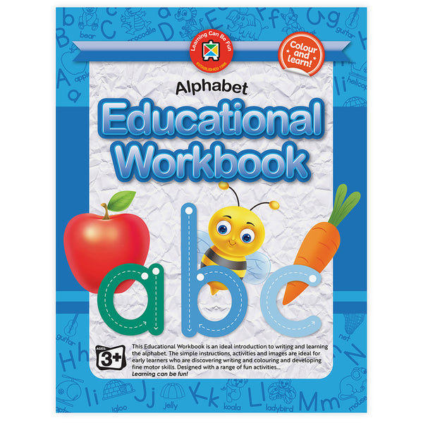 Learning Can Be Fun Educational Workbook Alphabet