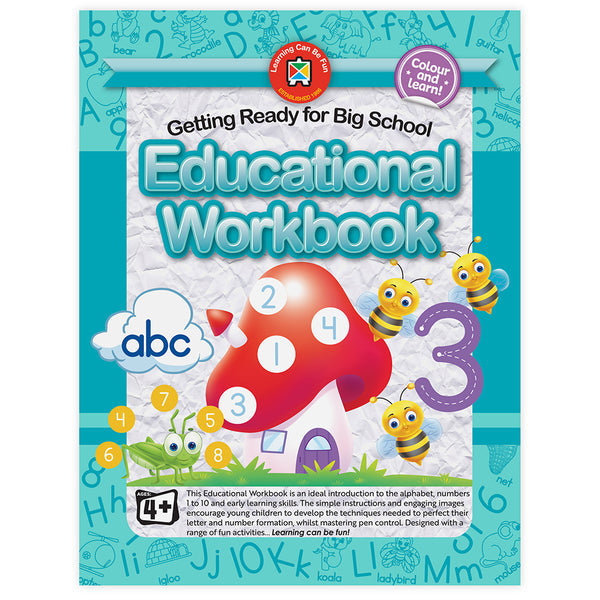 Learning Can Be Fun Educational Workbook Getting Ready For Big School