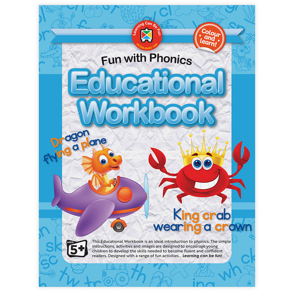 Learning Can Be Fun Educational Workbook Fun With Phonics