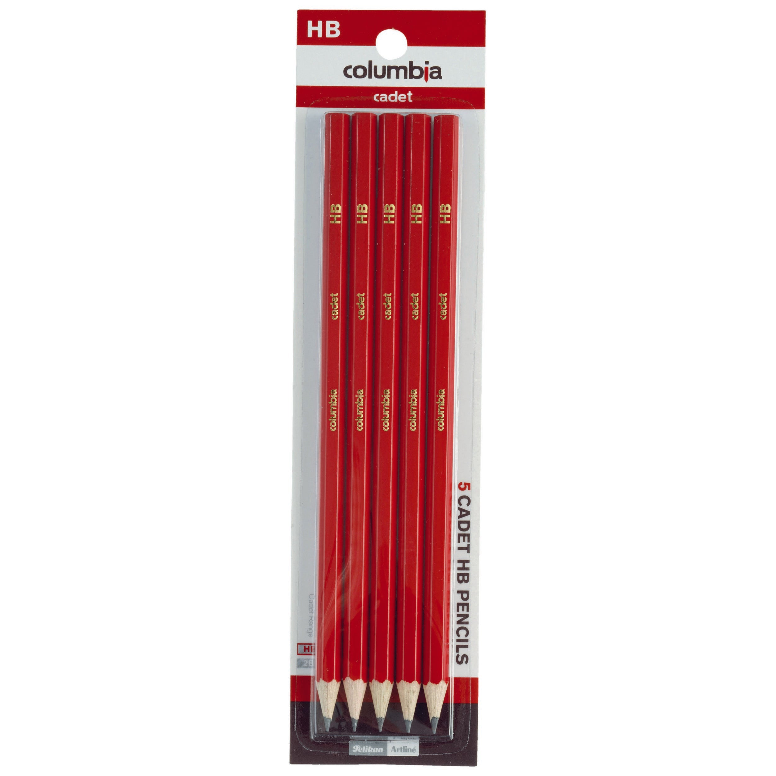 Columbia Copperplate Hexagonal Pencils - B Grade Lead Pencils Pack Of 2