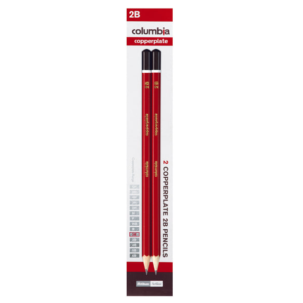 columbia copperplate lead pencil hexagonal pack of 2#Size_2B