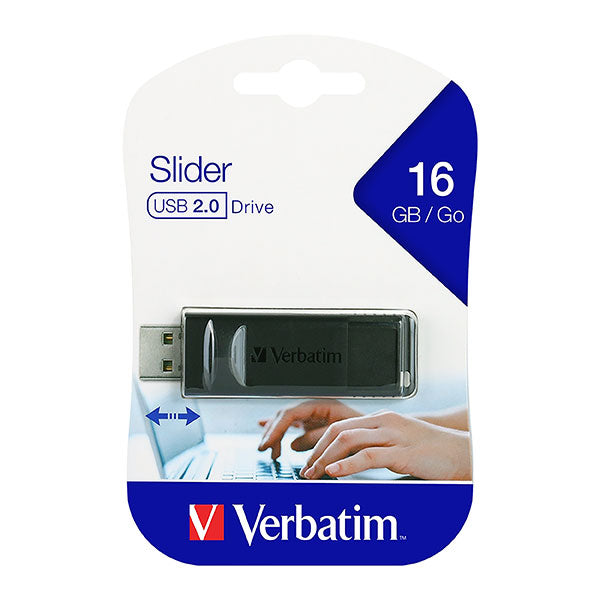 Verbatim Store 'N' Go Usb Slider 16GB USB Slider 16GB Black