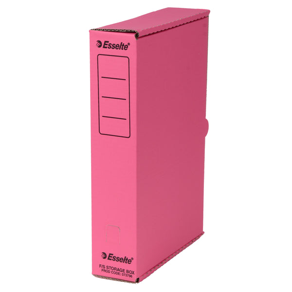 esselte storage box foolscap - pack of 25#Colour_PINK