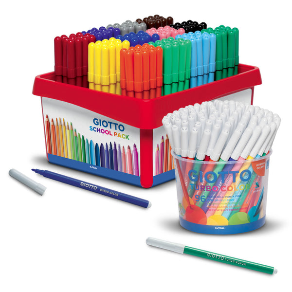 giotto turbo colour felts crate of 144