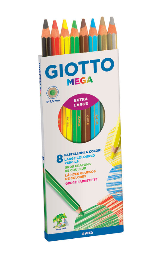 GIOTTO MEGA PENCILS#Pack Size_PACK OF 8
