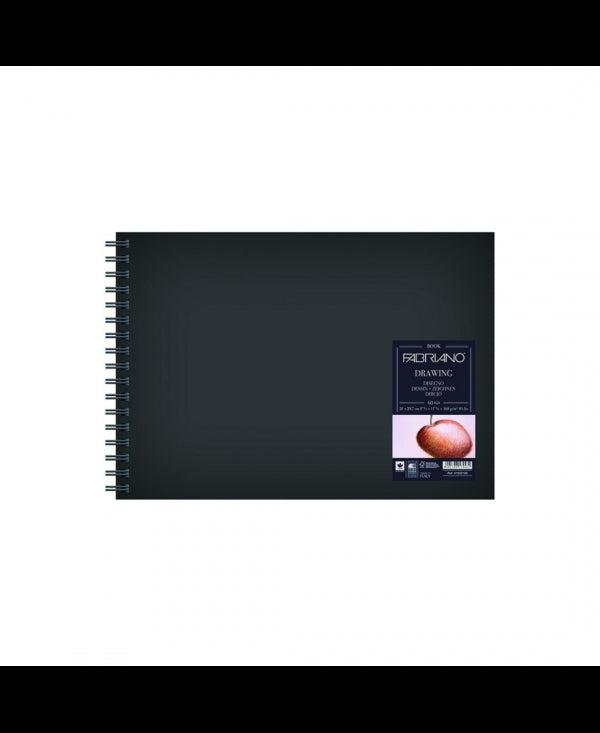 Fabriano Drawing Book Spiral 160gsm 60 Sheets#size_A5L