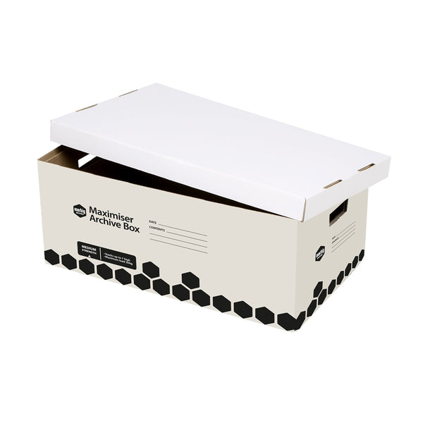 marbig archive box maximiser - pack of 12