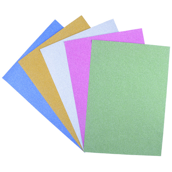 Colourful Days Gliter Paper 150gsm A4 Assorted Pack Of 50